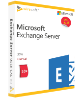 Microsoft Exchange Server 2016 - 10 Pack User CAL Microsoft Exchange Server 2016 - 10 Pack User CAL